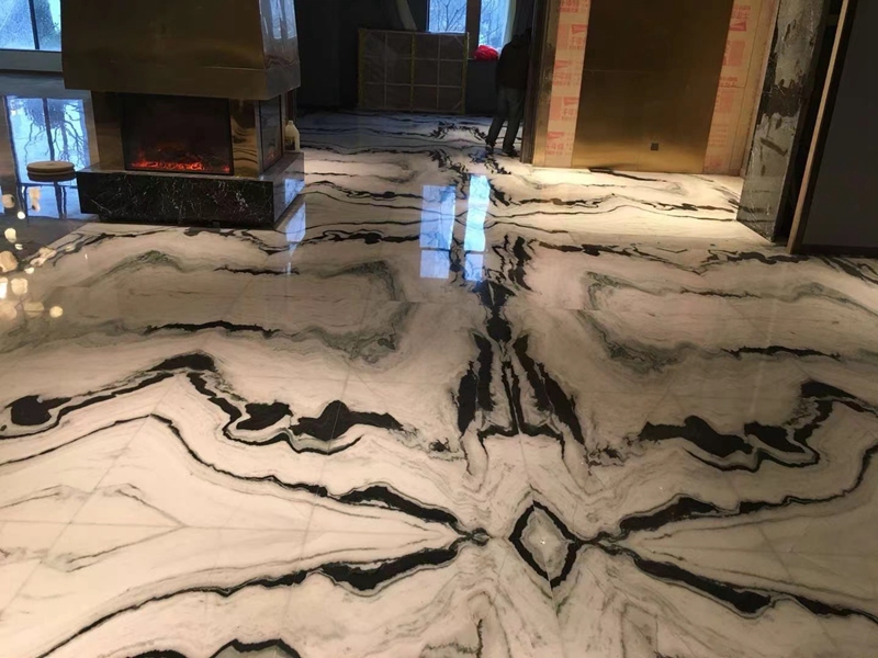 Panda white marble project2